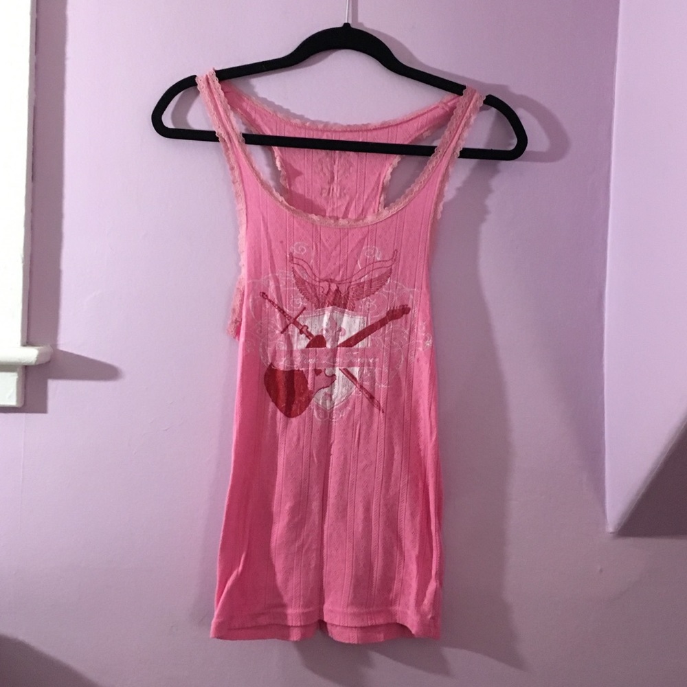 VINTAGE Y2K PINK tank